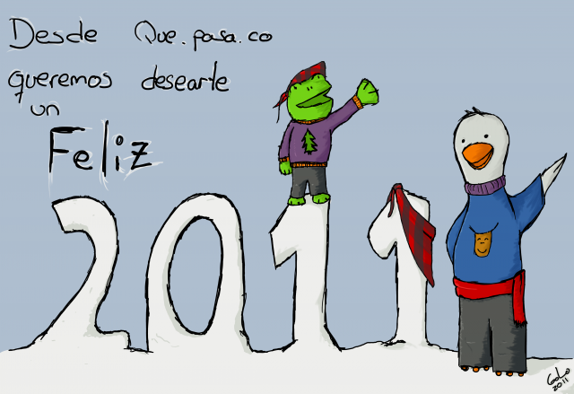 Desde que.pasa.co queremos desearte un feliz 2011